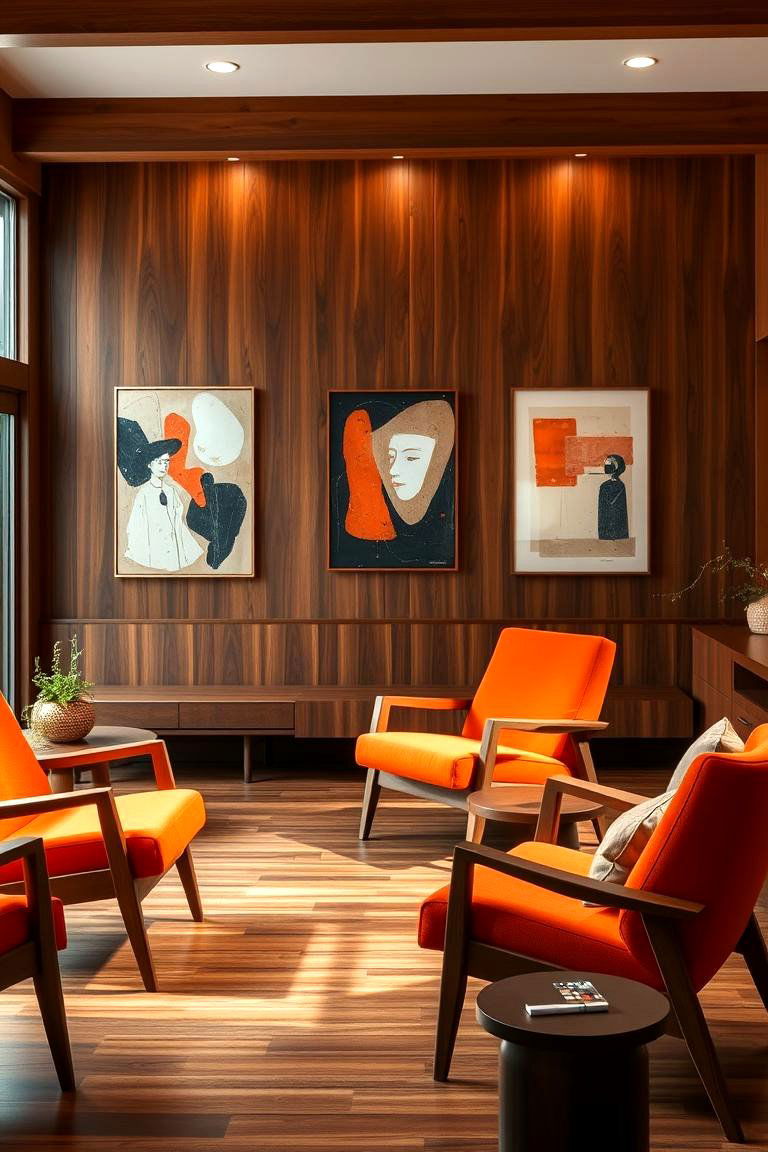Mid Century Modern - 24 Salon Interior Design Ideas