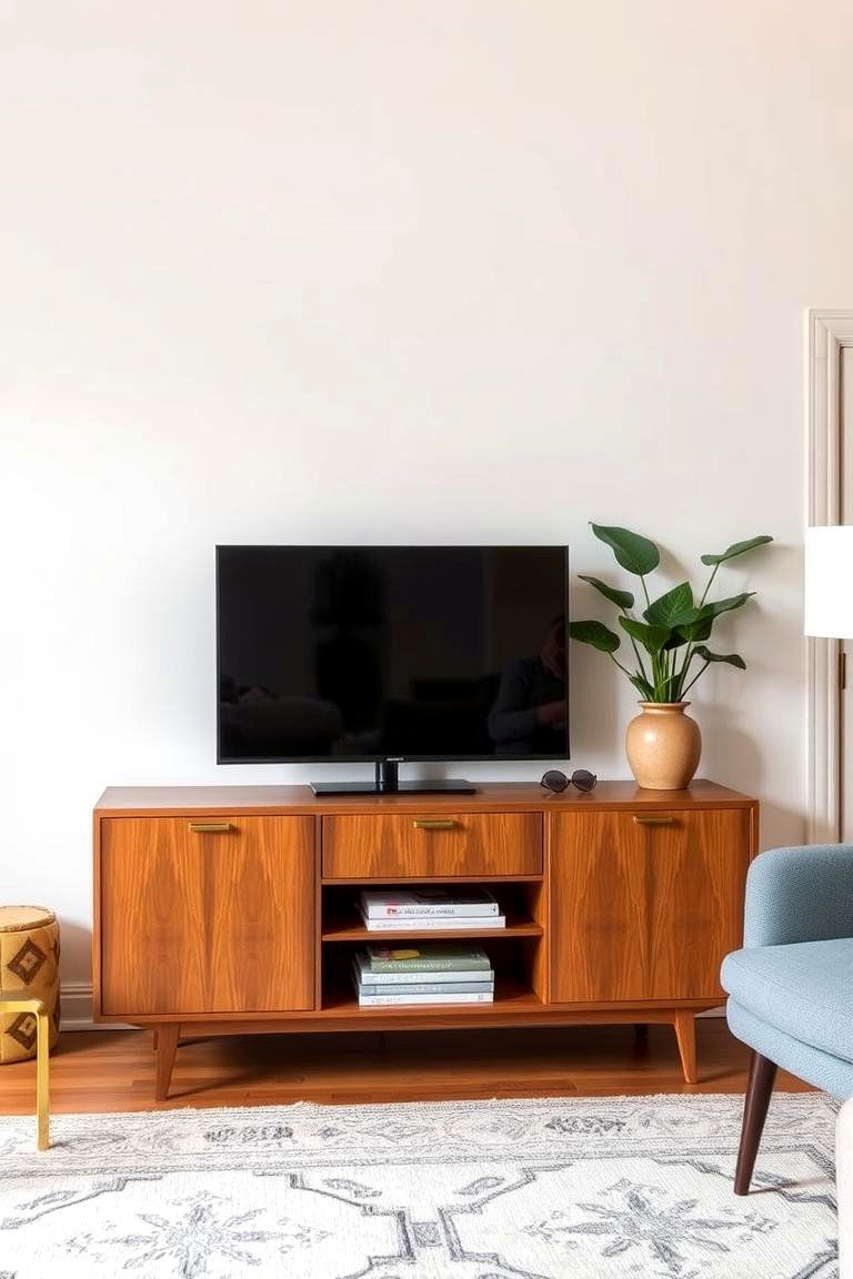 Mid Century Modern Credenza - 24 Living Room Furniture Ideas