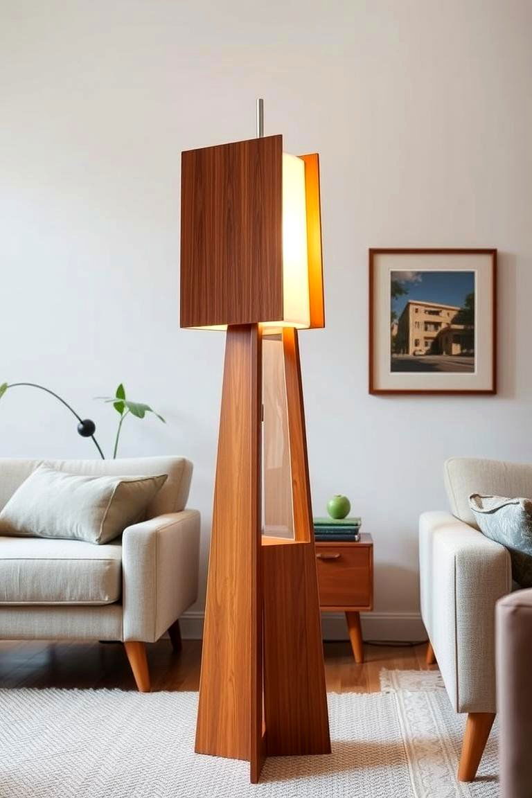 Mid Century Modern Floor Lamp - 24 Living Room Floor Lamp Ideas and Inspiration