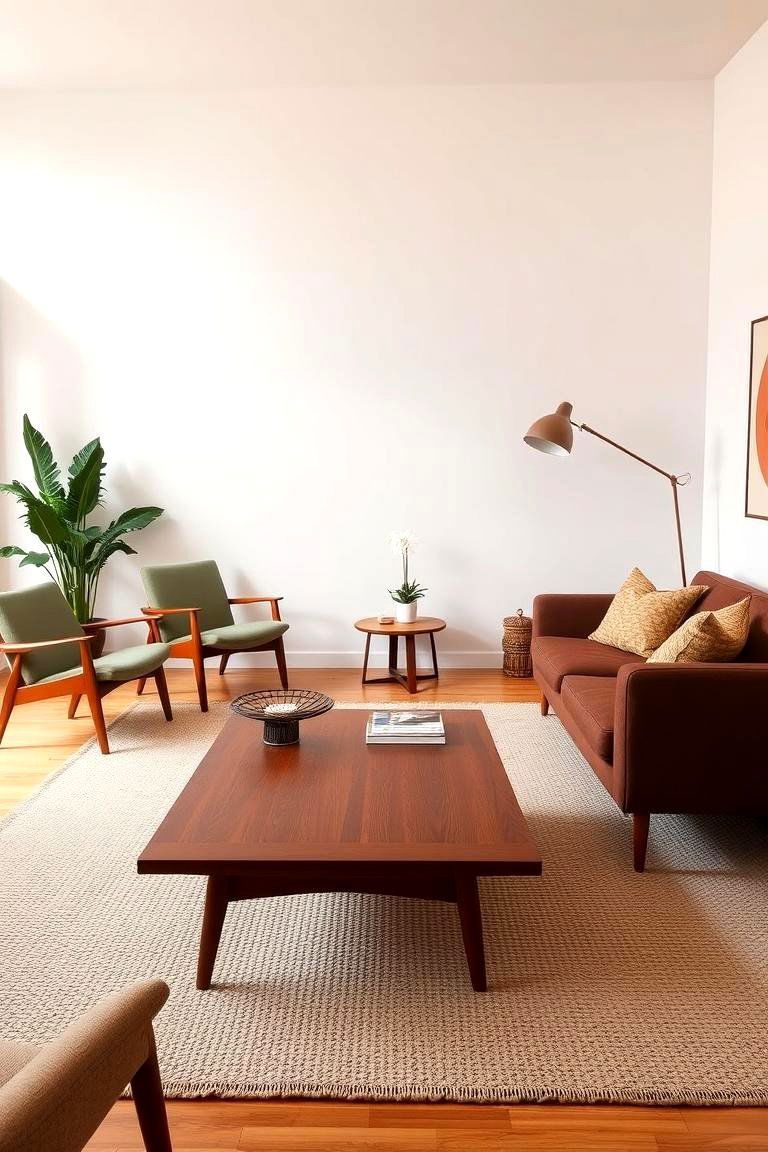 Mid Century Modern Furniture - 24 70s Living Room Ideas