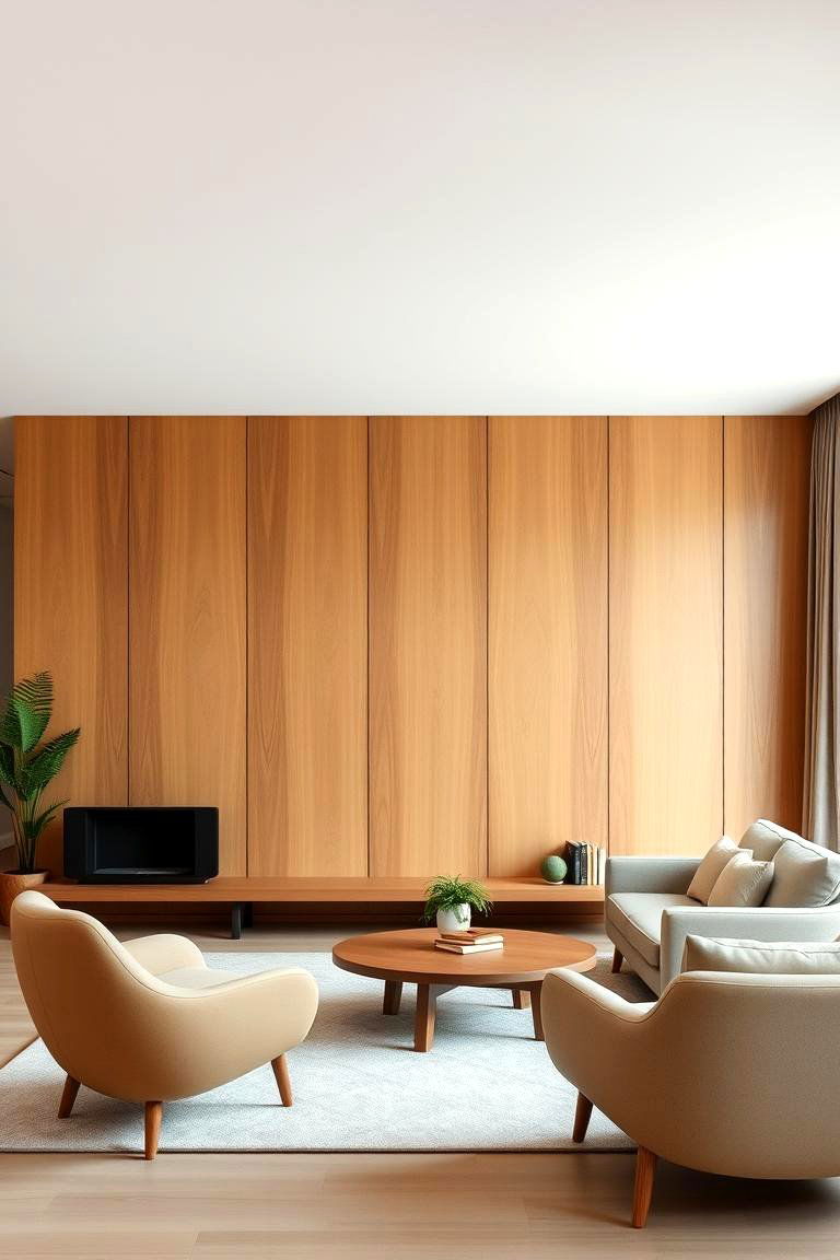 Mid Century Modern Half Wall Paneling - 24 Half Wall Paneling Ideas