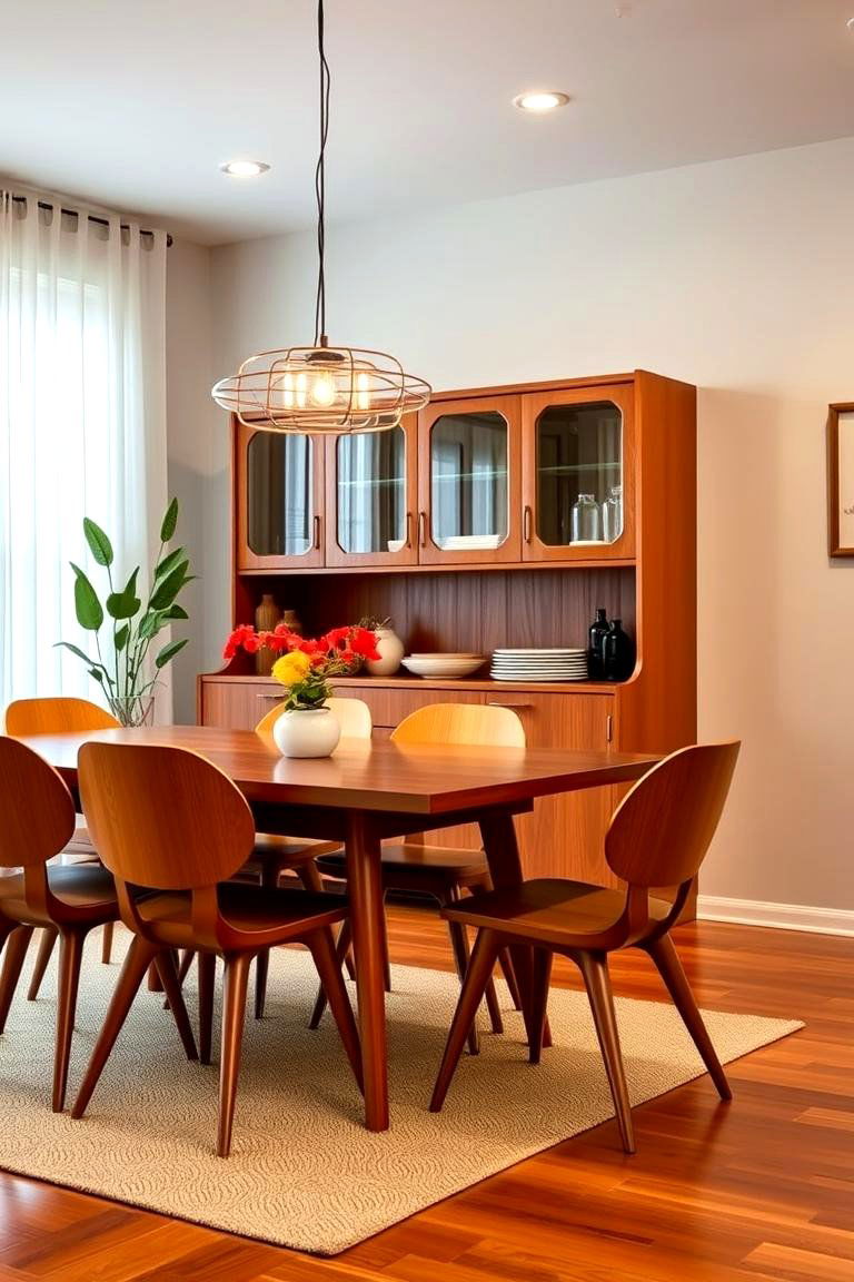 Mid Century Modern Hutch - 24 Dining Room Hutch Ideas