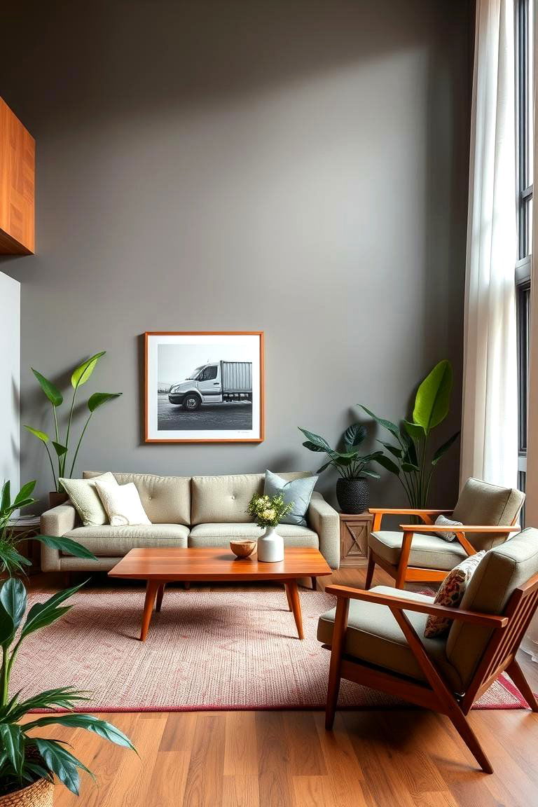 Mid Century Modern Influence - 24 Eclectic Living Room Ideas