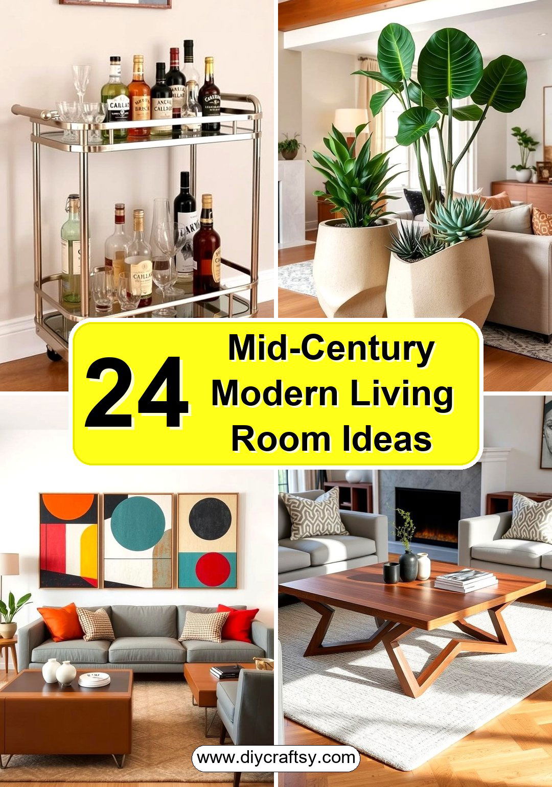 Mid-Century Modern Living Room Ideas