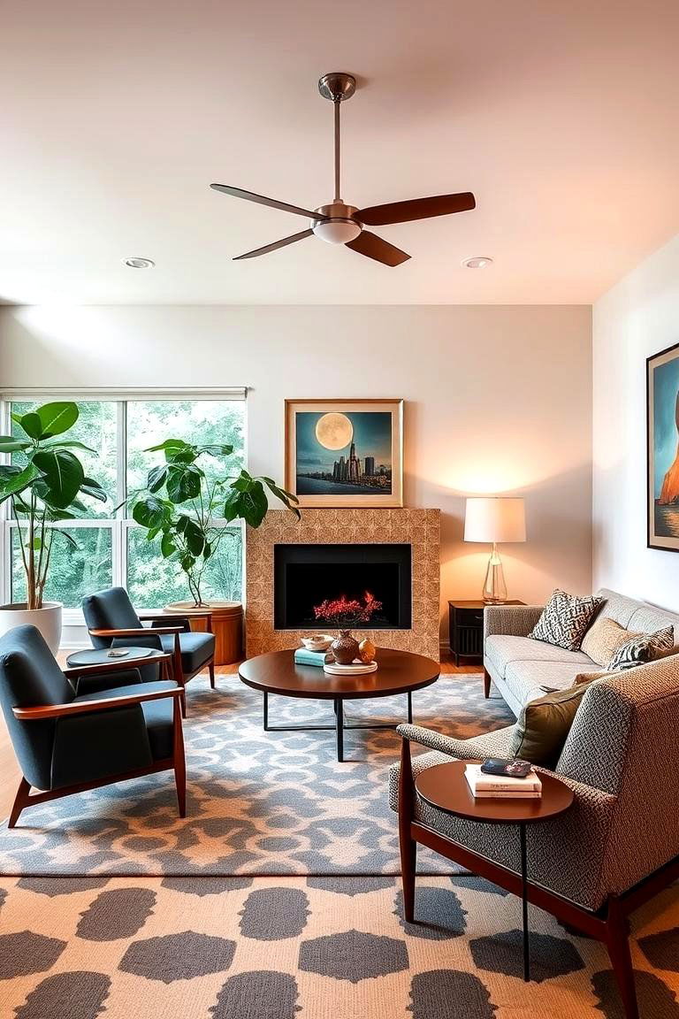 Mid Century Modern Living Room - 24 2400s Room Ideas
