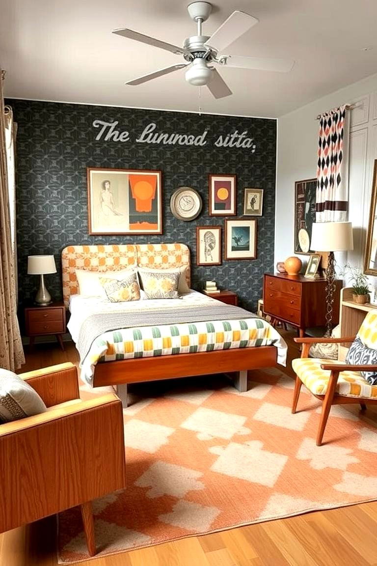 Mid Century Modern Mix - 24 Vintage Bedroom Ideas