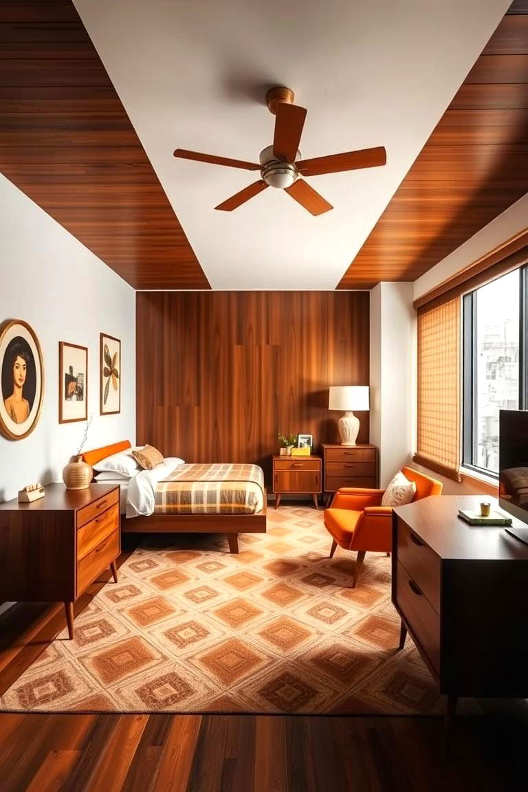 Mid Century Modern Retro Meets Modern - 24 Bedroom Interior Design Ideas