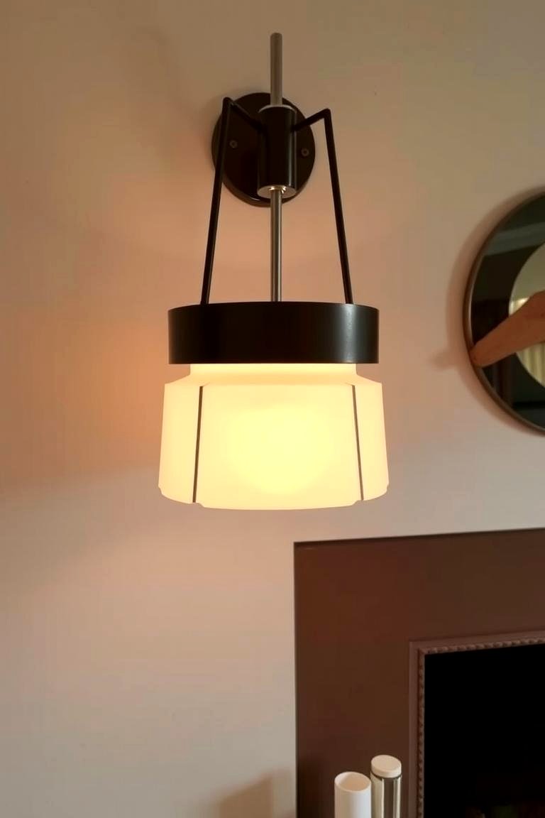 Mid Century Modern Sconce - 24 Fireplace Sconces Ideas