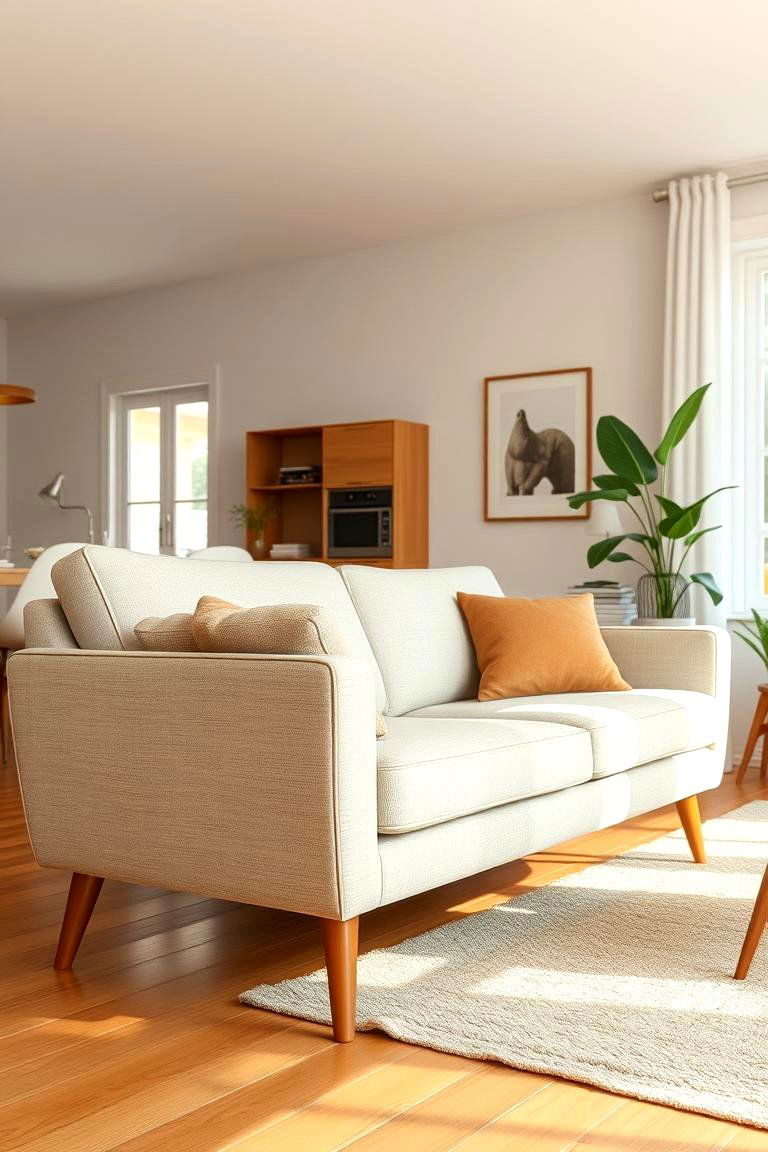 Mid Century Modern Sofa - 24 Living Room Couch Ideas