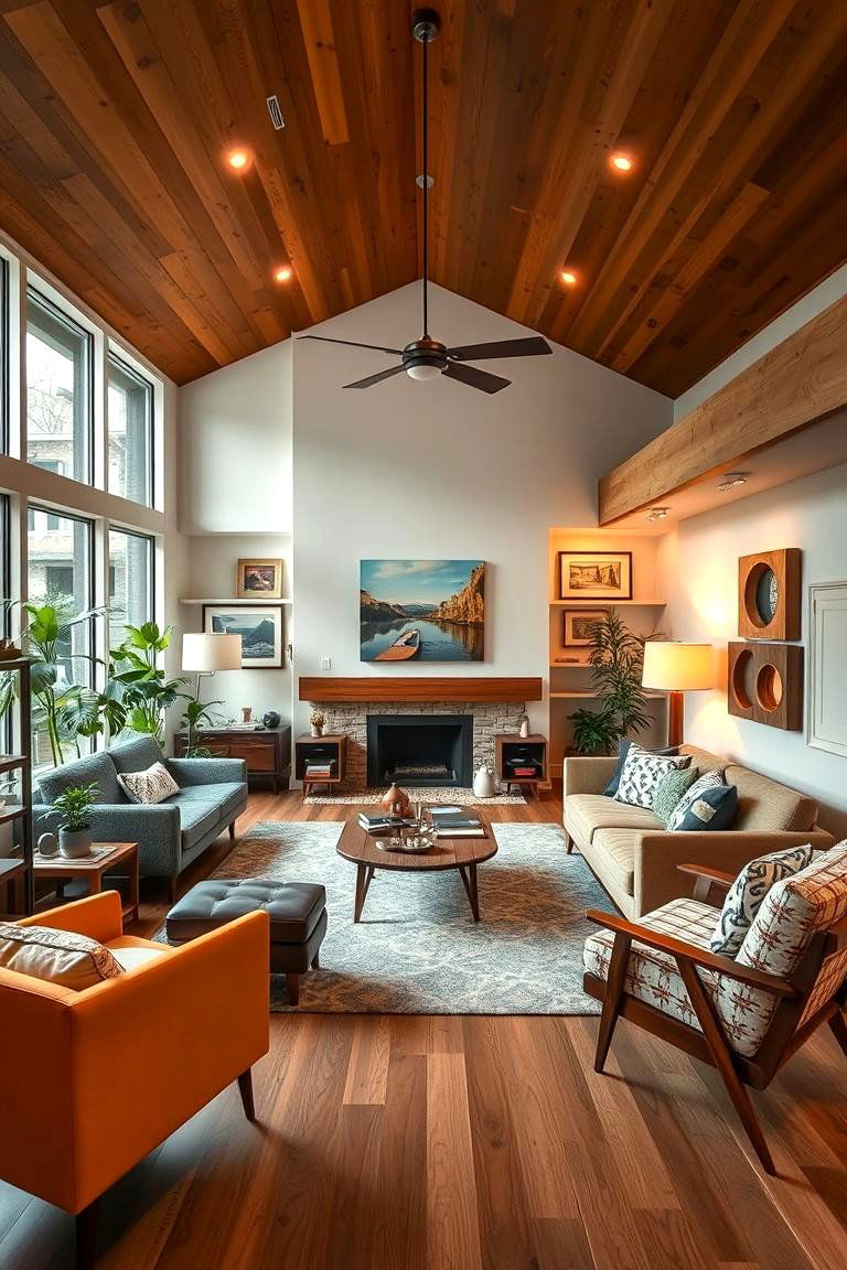Mid Century Modern Sunken Living Room - 24 Sunken Living Room Ideas
