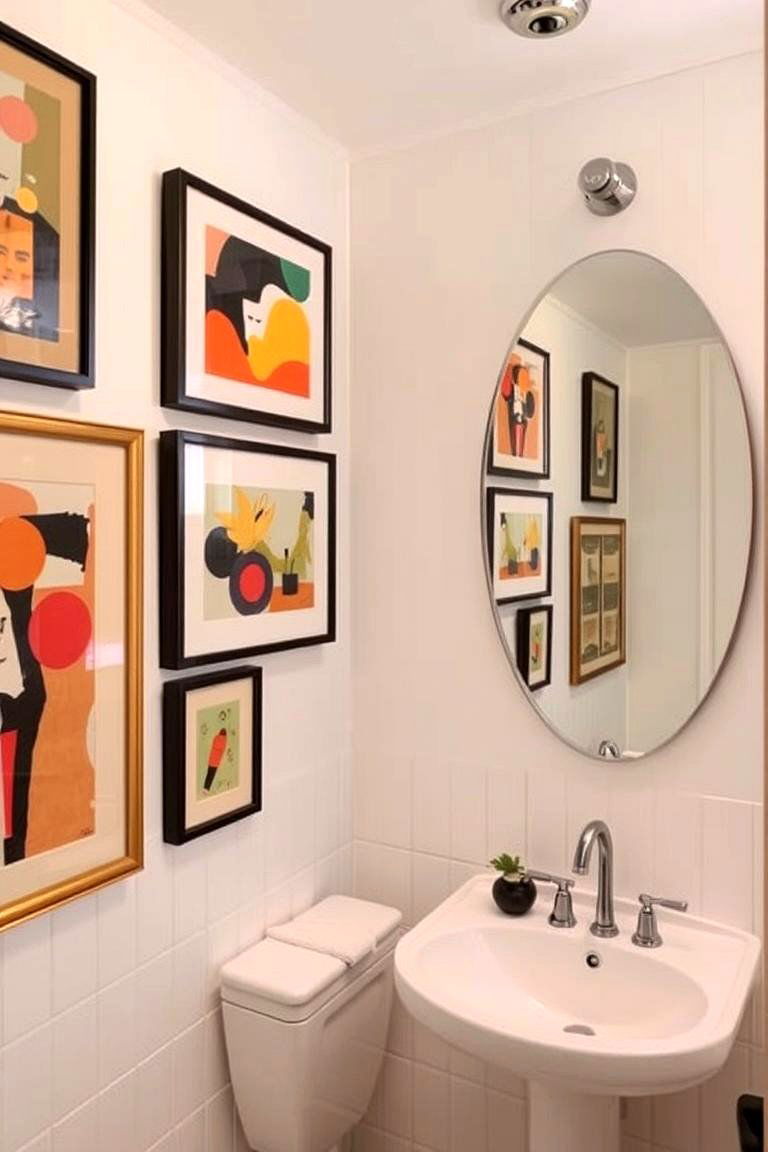 Mid century Modern Art Pieces - 24 Mid-century Modern Bathroom Ideas