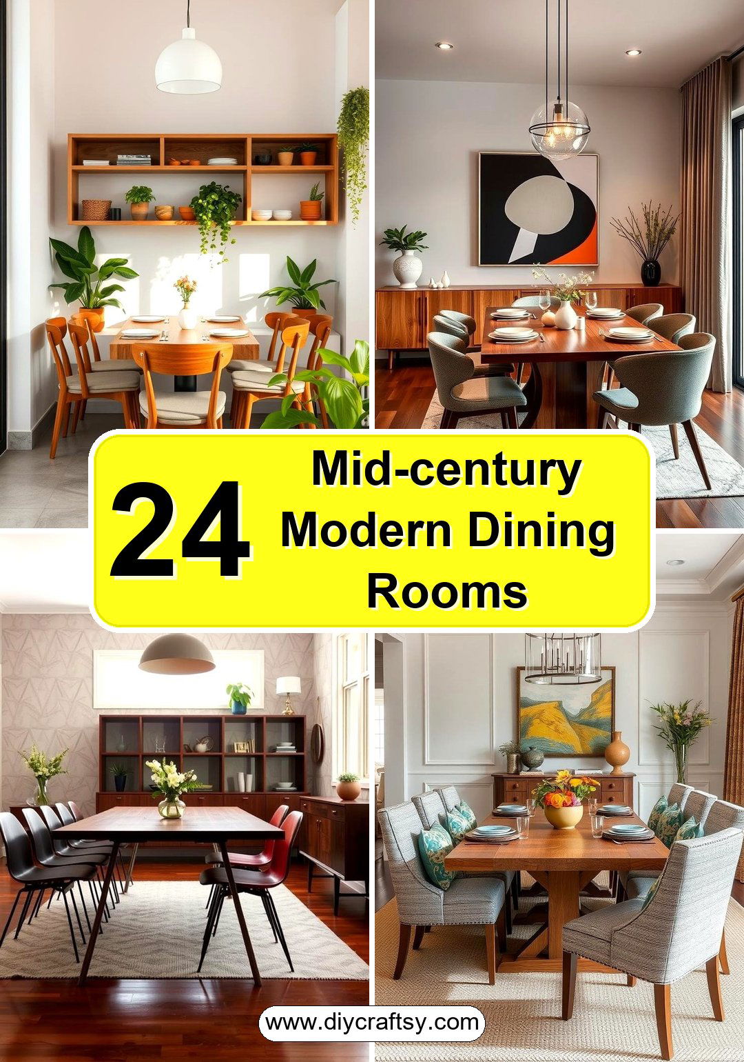 Mid-century Modern Dining Rooms