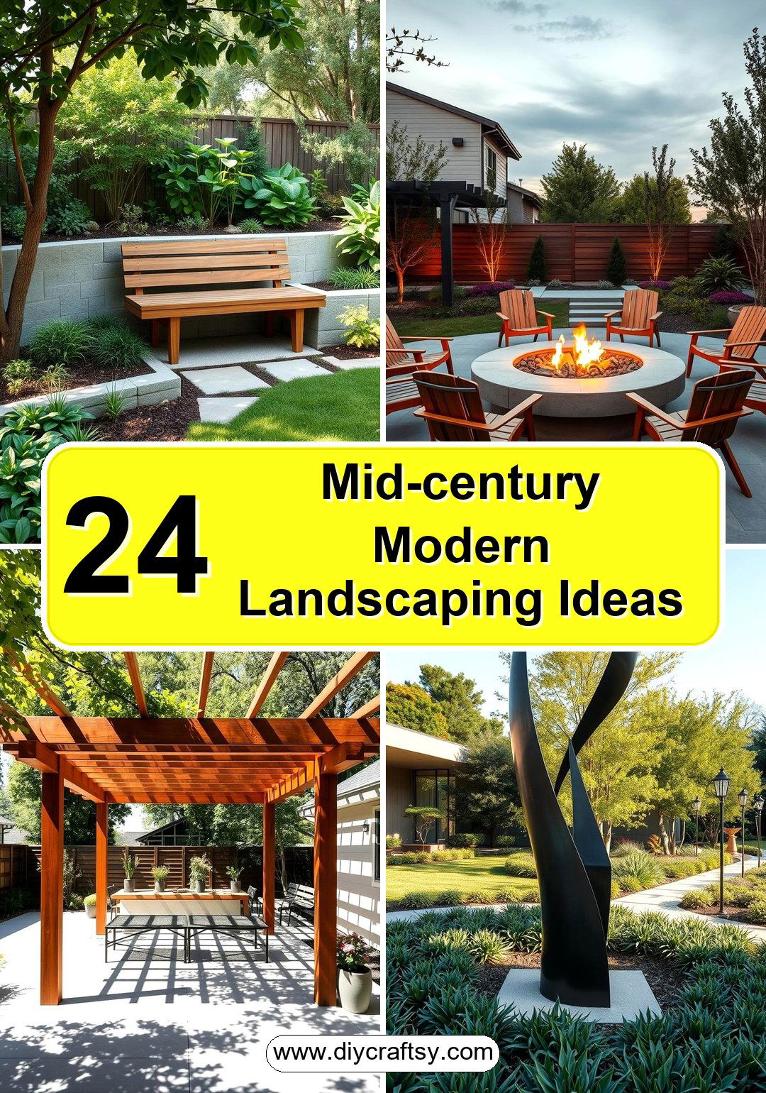 Mid-century Modern Landscaping Ideas