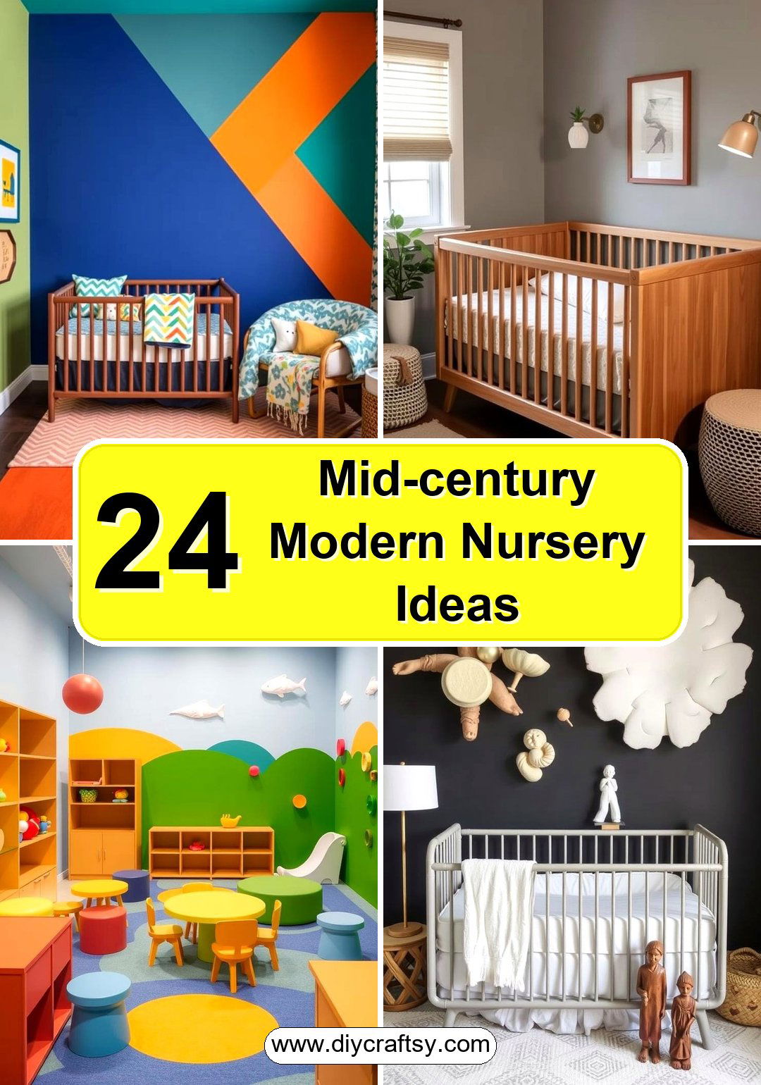 Mid-century Modern Nursery Ideas