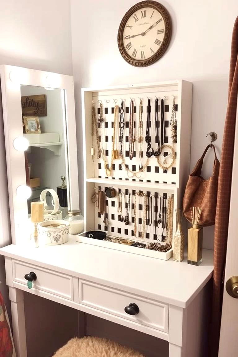 Milk Crate Jewelry Display Case - 24 Milk Crate Storage Ideas