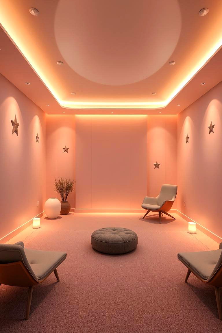 Milky Way Meditation Room - 24 Space-themed Room Ideas