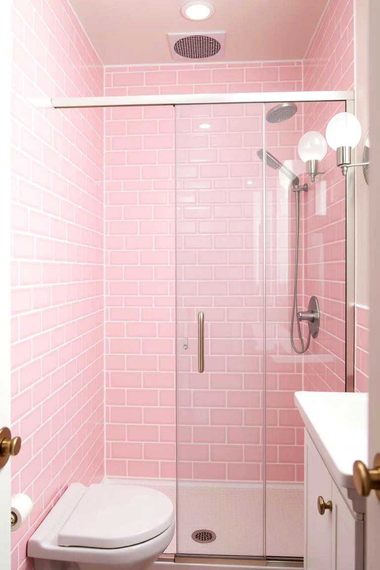 Millennial Pink Tiles - 24 Pink Bathroom Ideas