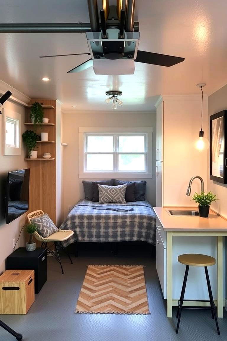 Mini ApartmentIn Law Suite - 24 Garage Conversion Ideas