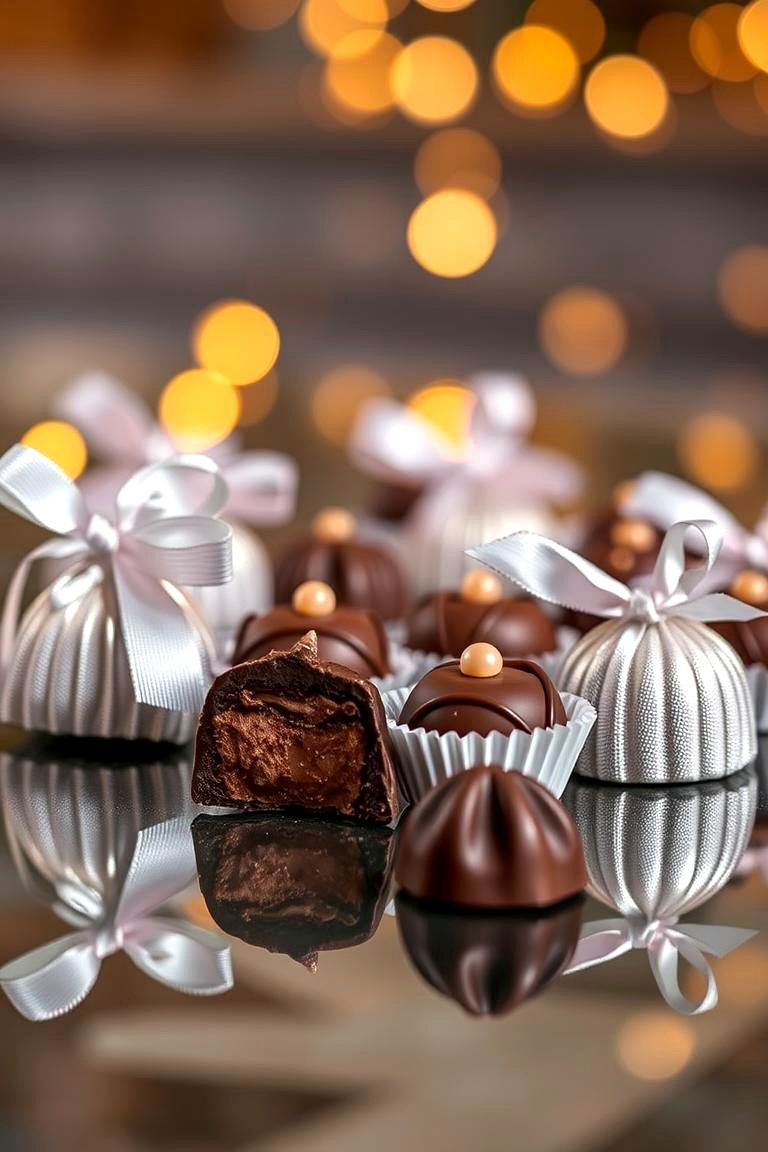 Mini Gourmet Chocolates - 24 Wedding Favors Ideas