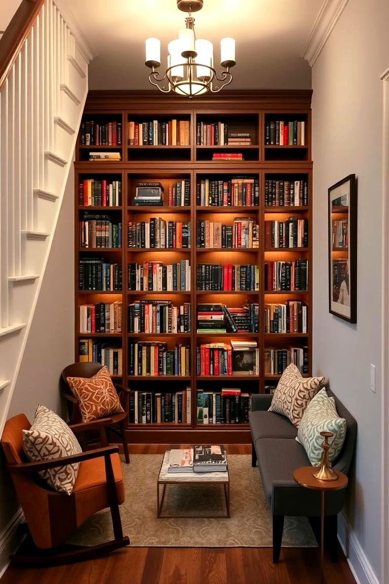 Mini Library Display - 24 Under Stair Storage Ideas