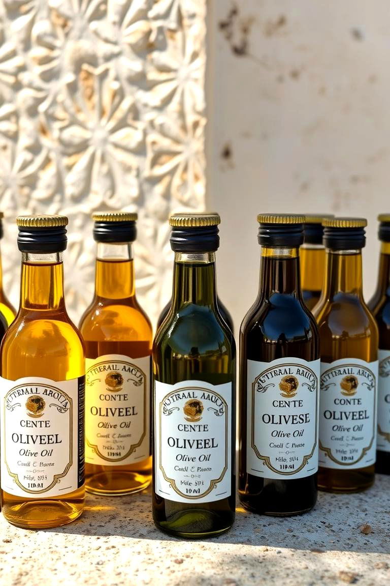 Mini Olive Oil Bottles - 24 Wedding Favors Ideas