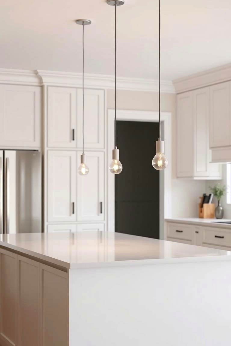 Mini Pendant Lights for Subtle Accents - 24 Kitchen Island Lighting Ideas
