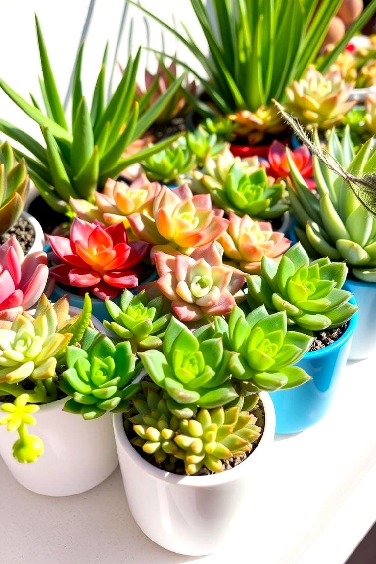 Mini Succulent Plants - 24 Wedding Favors Ideas