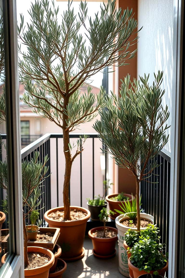 Mini Tree Sanctuary - 24 Green Balcony Ideas