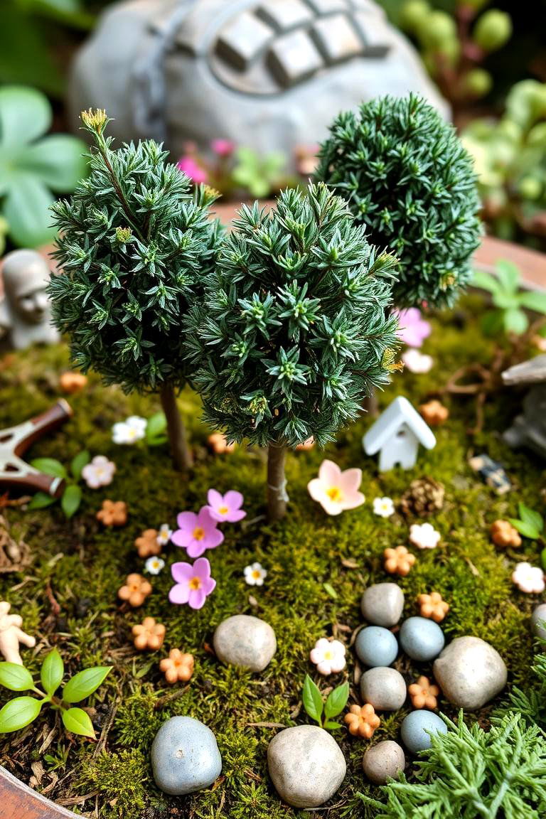 Miniature Dwarf Tree Fairy Garden - 24 Large Fairy Garden Ideas