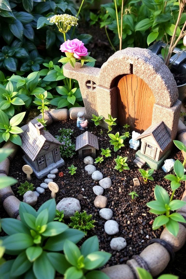 Miniature Fairy Garden - 24 Memorial Garden Ideas