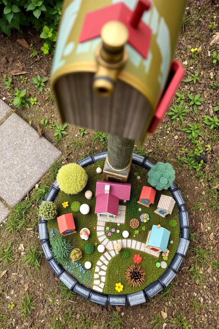 Miniature Fairy Garden - 24 Mailbox Landscaping Ideas