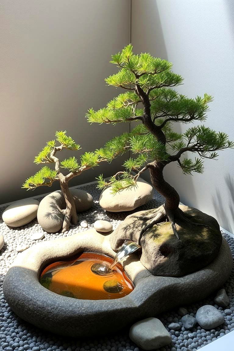 Miniature Zen Oasis - 24 Bonsai Garden Ideas