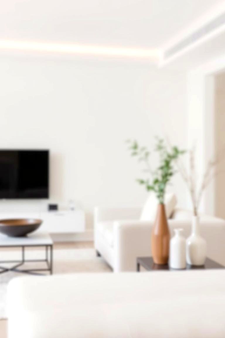 Minimalist Accessories for Subtle Detail - 24 Minimalist Living Room Ideas