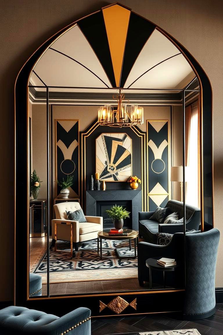 Minimalist Art Deco Accessories - 24 Art Deco Living Room Ideas