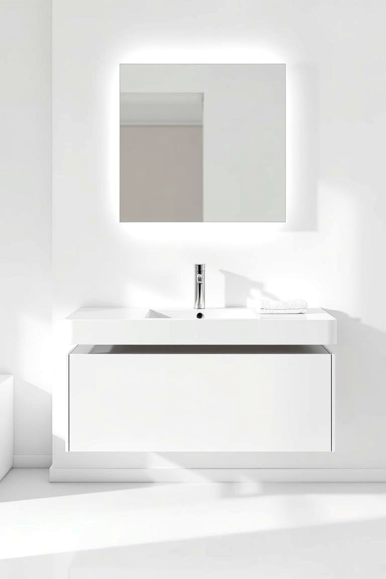 Minimalist Bath Mat - 24 Minimalist Bathroom Ideas