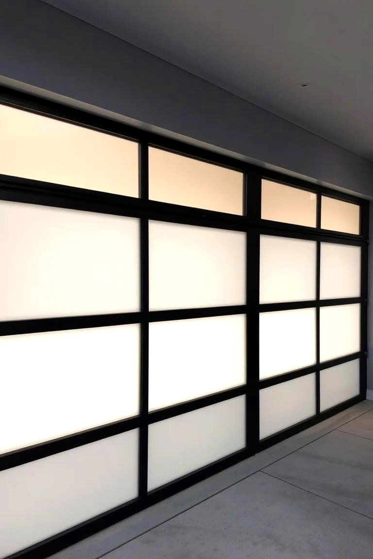 Minimalist Black Trim with Glass Panels - 24 Fairy Garden Ideas