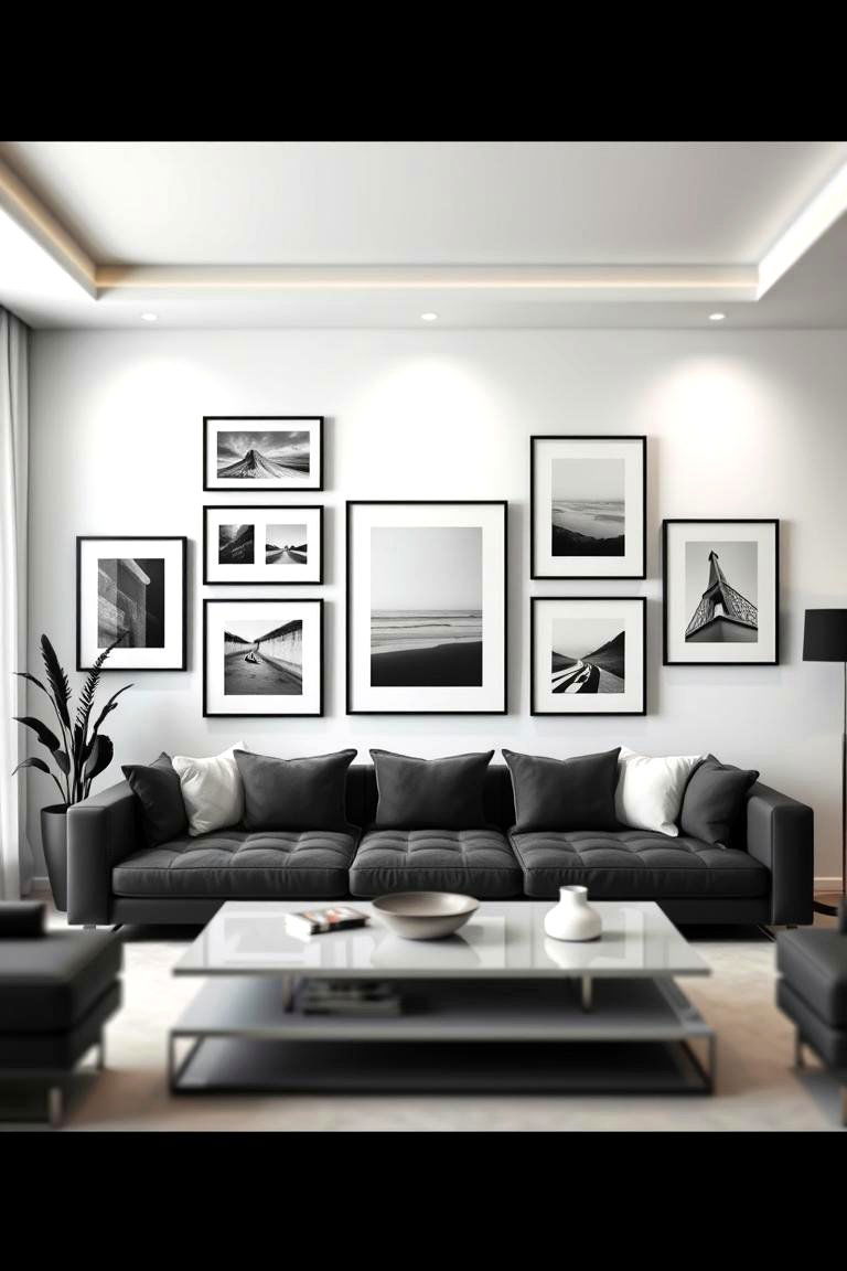 Minimalist Black and White Collection - 24 Gallery Wall Ideas