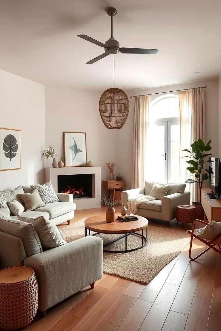 Minimalist Boho Retreats - 24 Black Boho Living Room Ideas