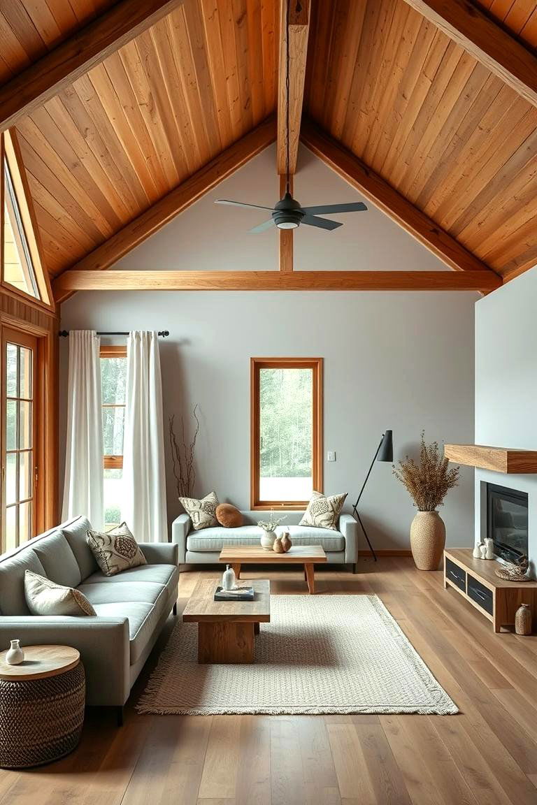 Minimalist Cabin Aesthetic - 24 Cabin Living Room Ideas