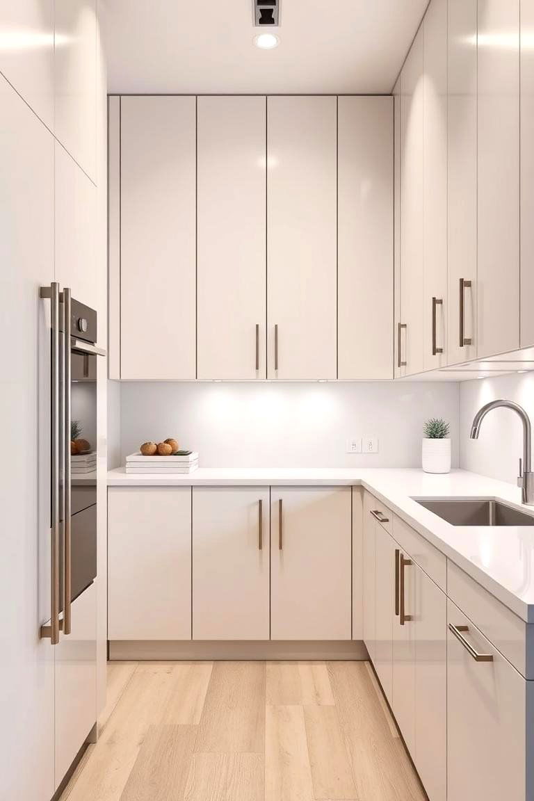 Minimalist Cabinetry Solutions - 24 Office Kitchen Ideas