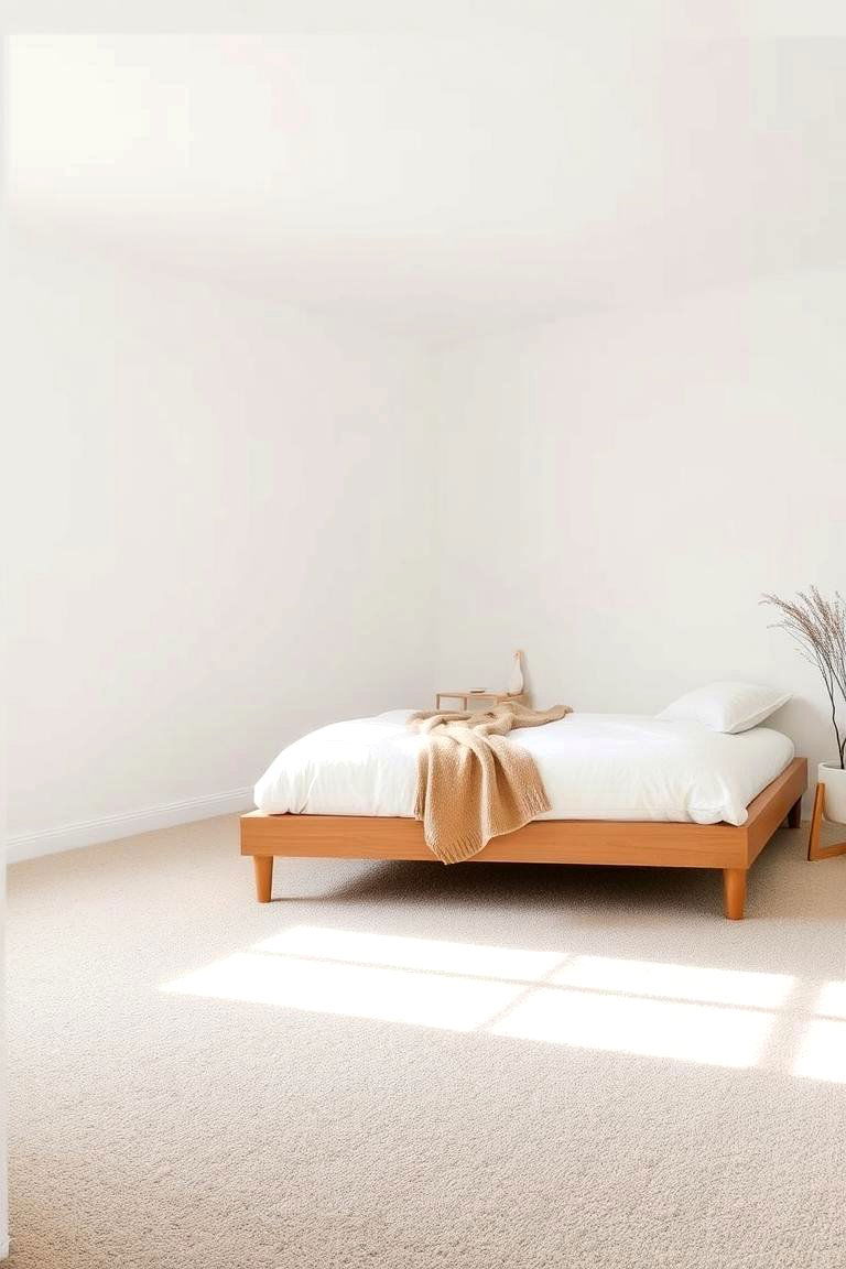 Minimalist Carpet Design - 24 Bedroom Carpet Ideas