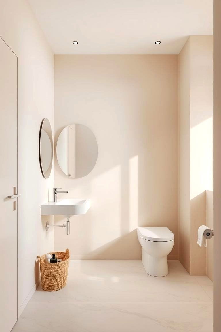 Minimalist Chic Design - 24 Beige Bathroom Ideas