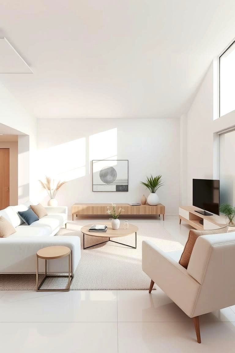 Minimalist Chic Living Room Decor - 24 Room Decorating Ideas