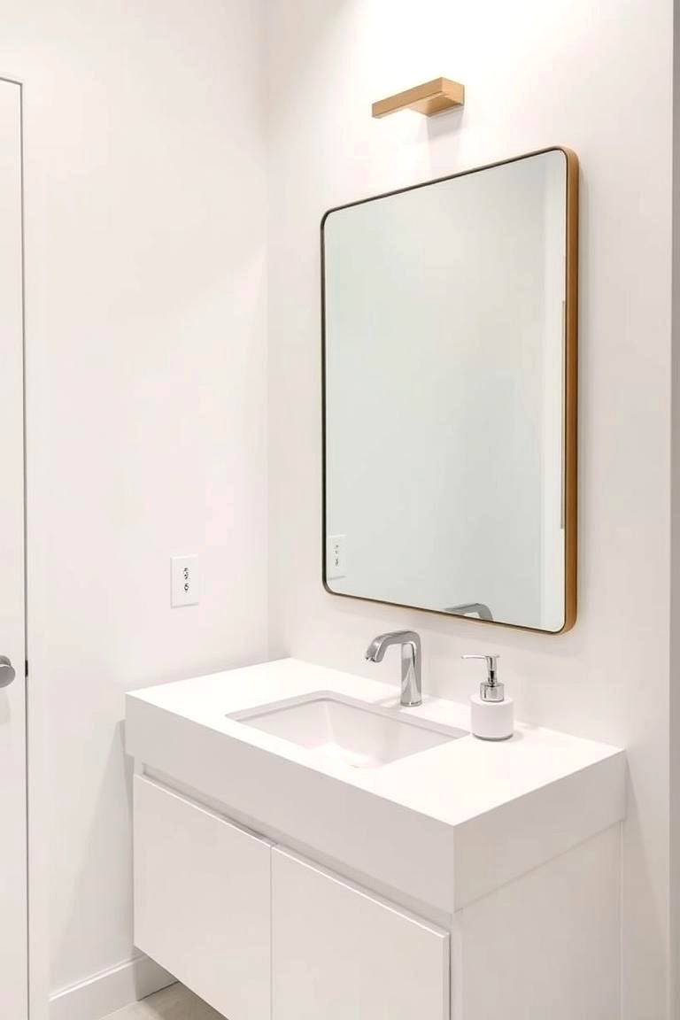 Minimalist Chic Vanity - 24 Vanity Room Ideas