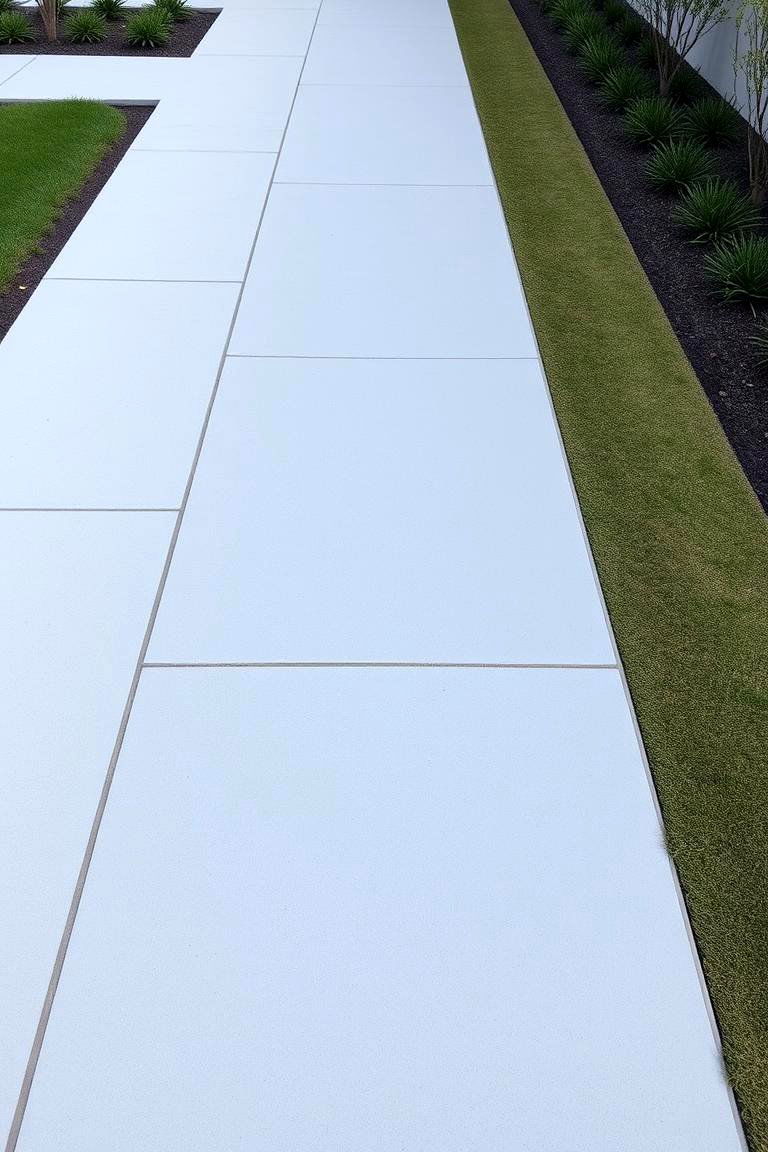 Minimalist Clean Line Path - 24 Bluestone Walkway Ideas