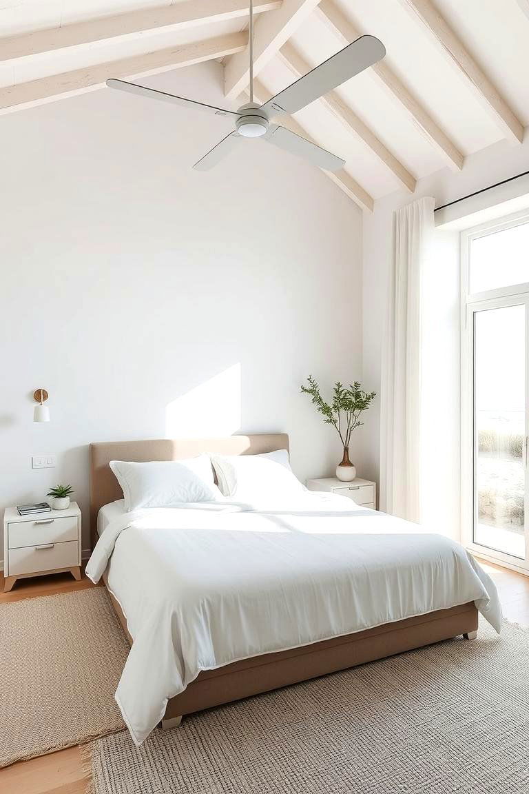 Minimalist Coastal Vibes - 24 Boho Beach Bedroom Ideas