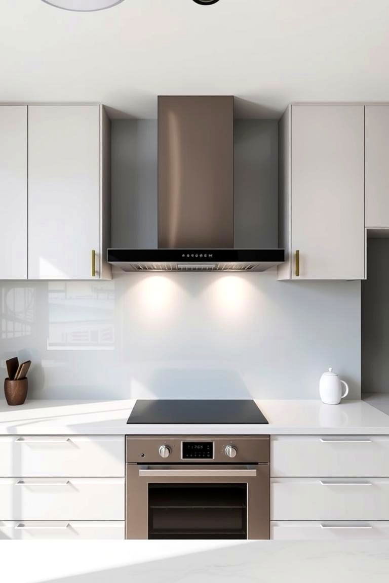 Minimalist Concealed Range Hood - 24 Range Hood Ideas