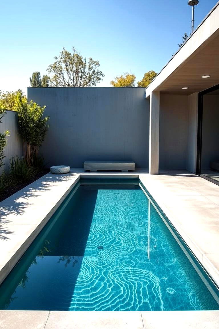 Minimalist Concrete Design - 24 Plunge Pool Ideas