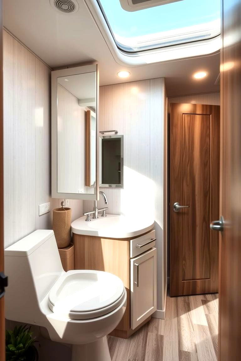 Minimalist Decor Elements - 24 Small Rv Bathroom Ideas