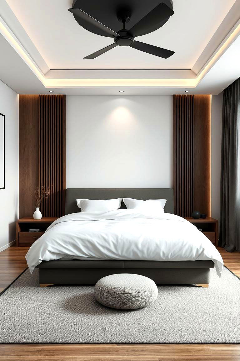 Minimalist Decor Subtle Black and Brown Elegance - 24 Black and Brown Bedroom Ideas